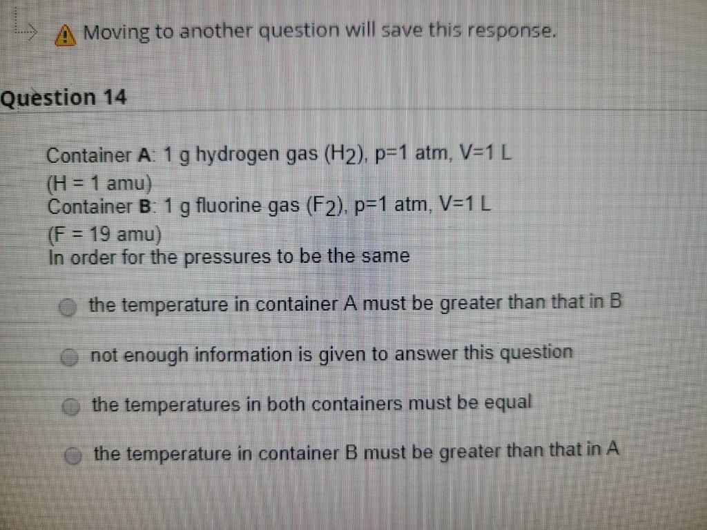 Answered Container A 1 G Hydrogen Gas H2 P 1 Bartleby