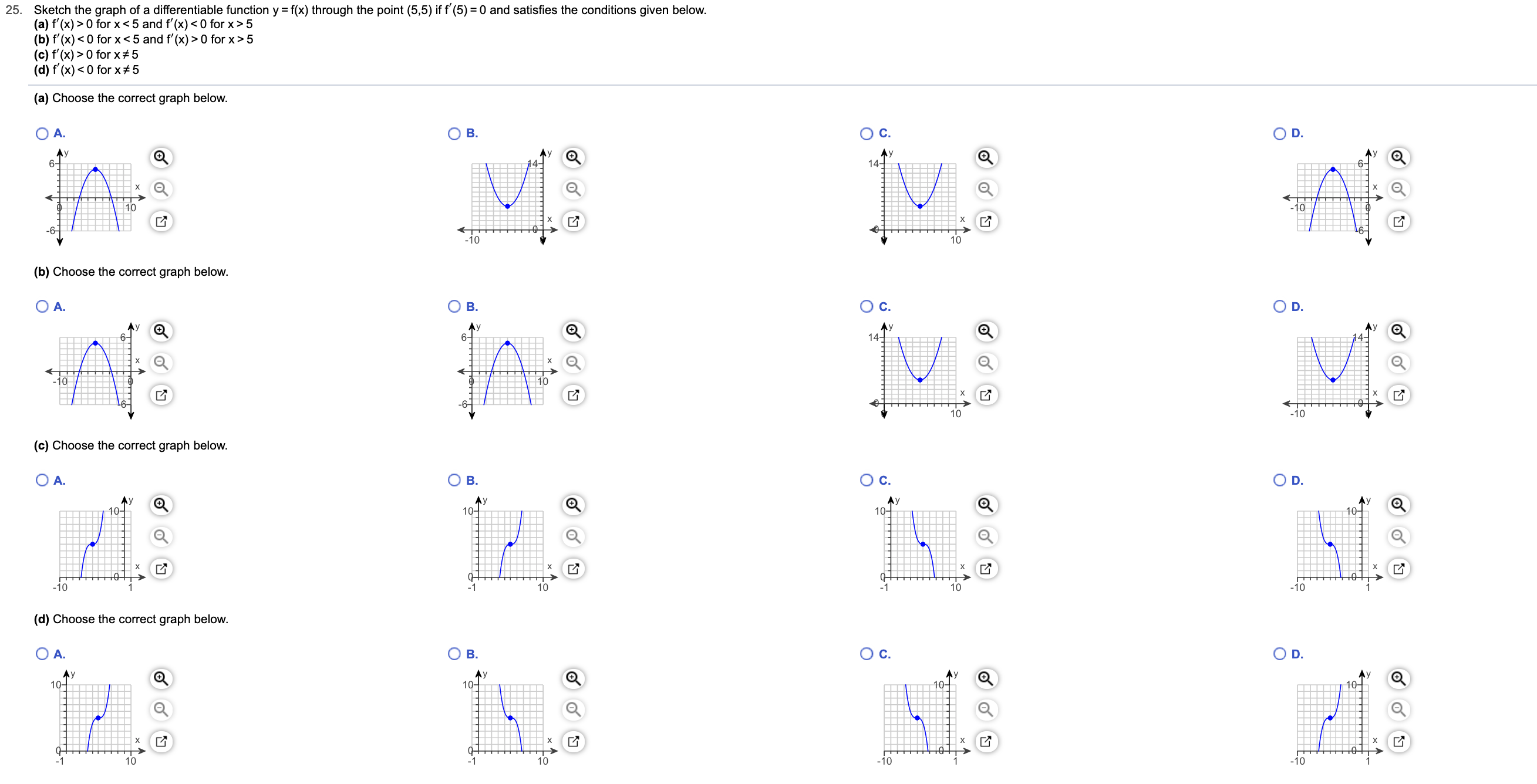 Answered Sketch The Graph Of A Differentiable Bartleby