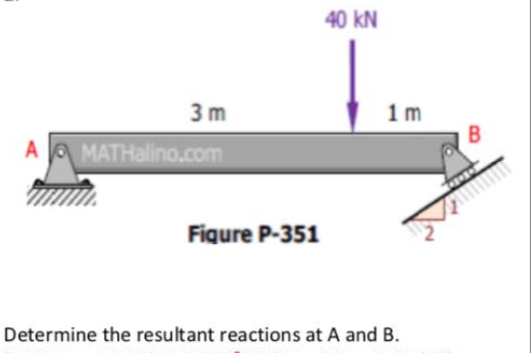 Answered 40 Kn 3 M 1m A Mathalino Com Figure Bartleby