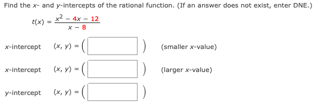 Answered Find The X And Y Intercepts Of The Bartleby