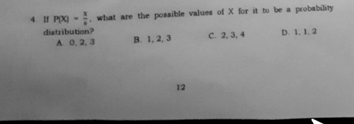 Answered: 4. If P(x)-. What Are The Possible… 