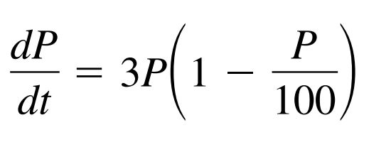 Answered: dP 3P 1 dt 100 | bartleby