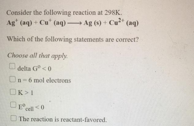 Answered Consider The Following Reaction At Bartleby