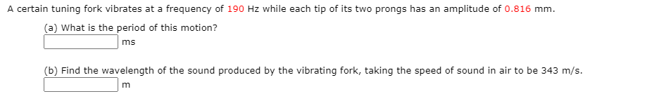 tuning fork vibration