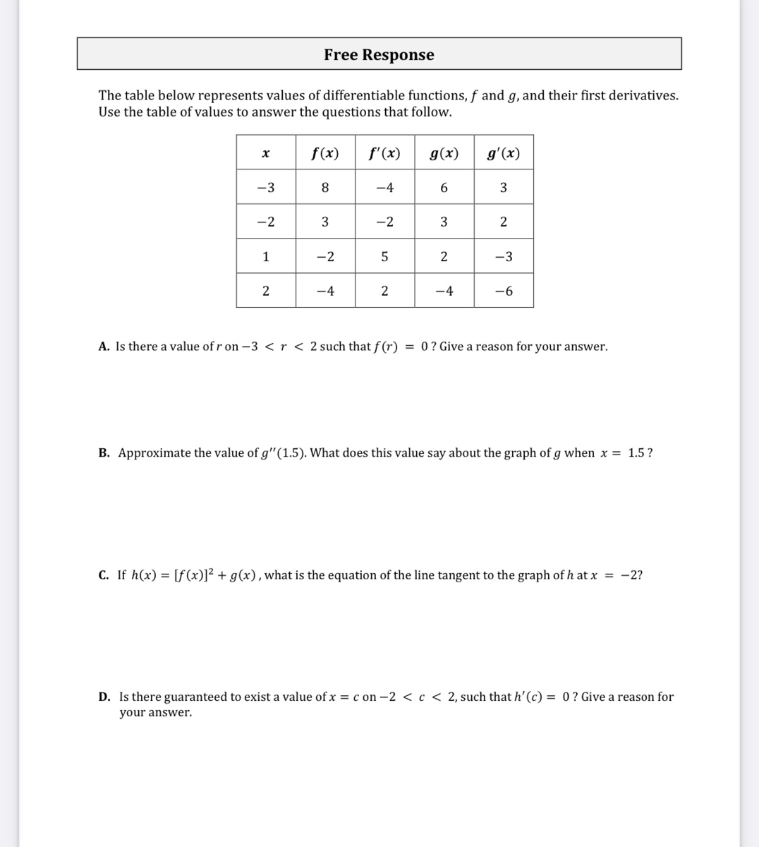 Answered The Table Below Represents Values Of Bartleby