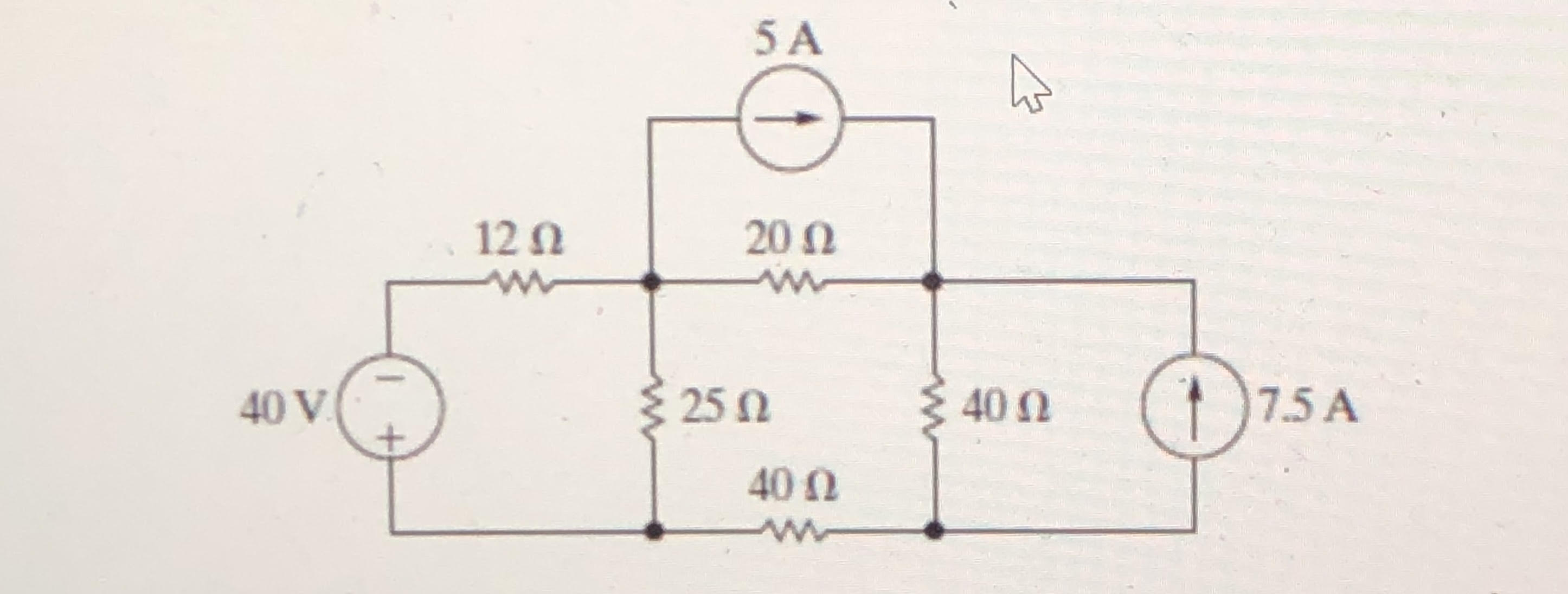 Answered: Use node-voltage method to find the… | bartleby