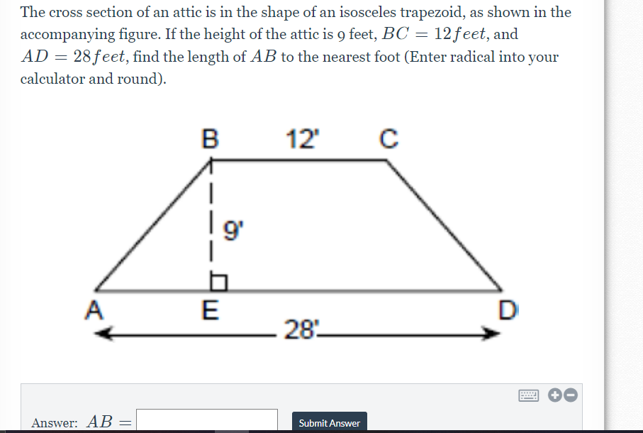 Answered: The cross section of an attic is in the… | bartleby