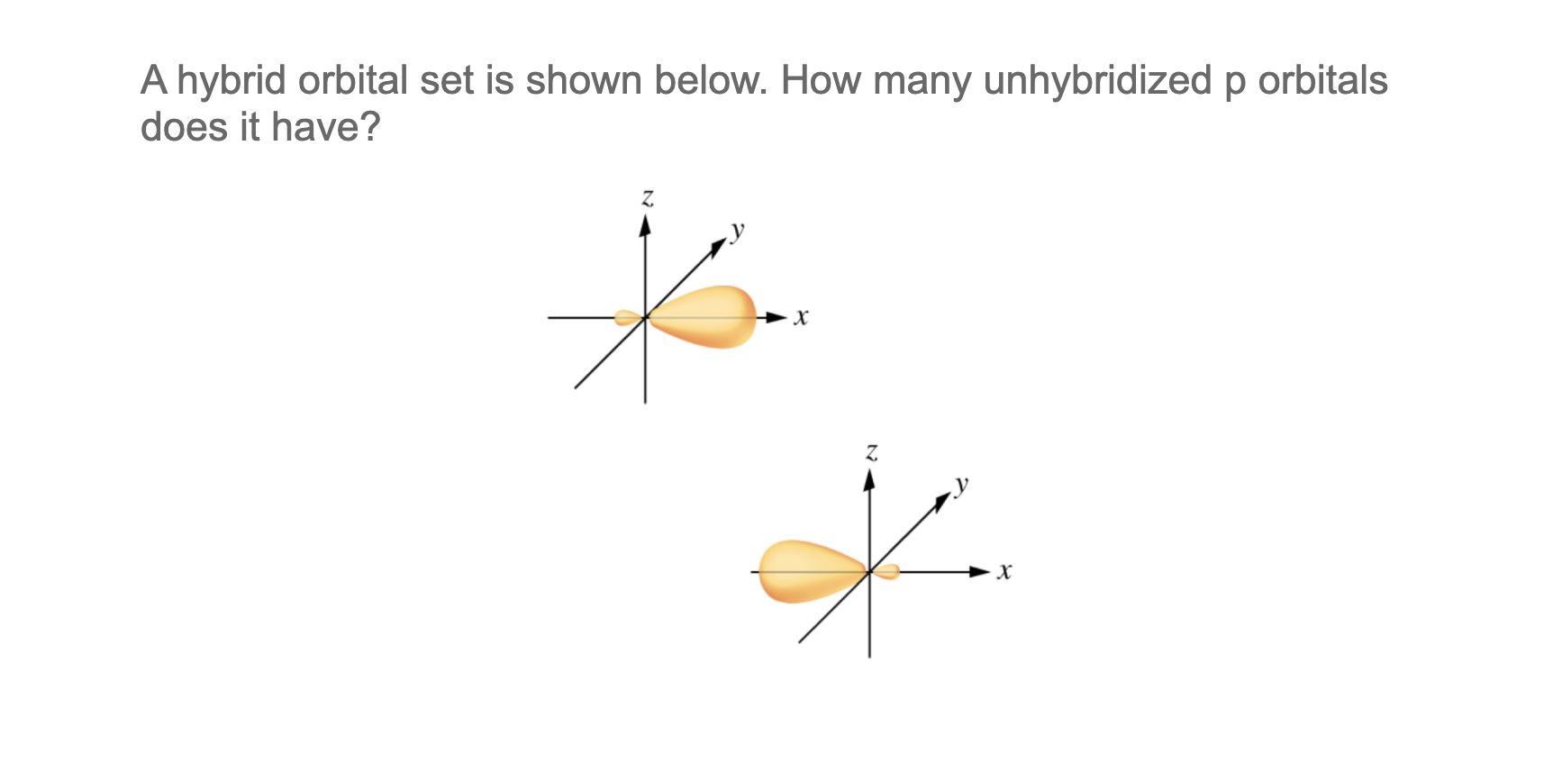 Answered A Hybrid Orbital Set Is Shown Below Bartleby 