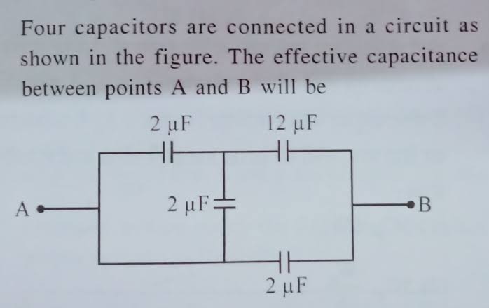 Answered: Four Capacitors Are Connected In A… | Bartleby