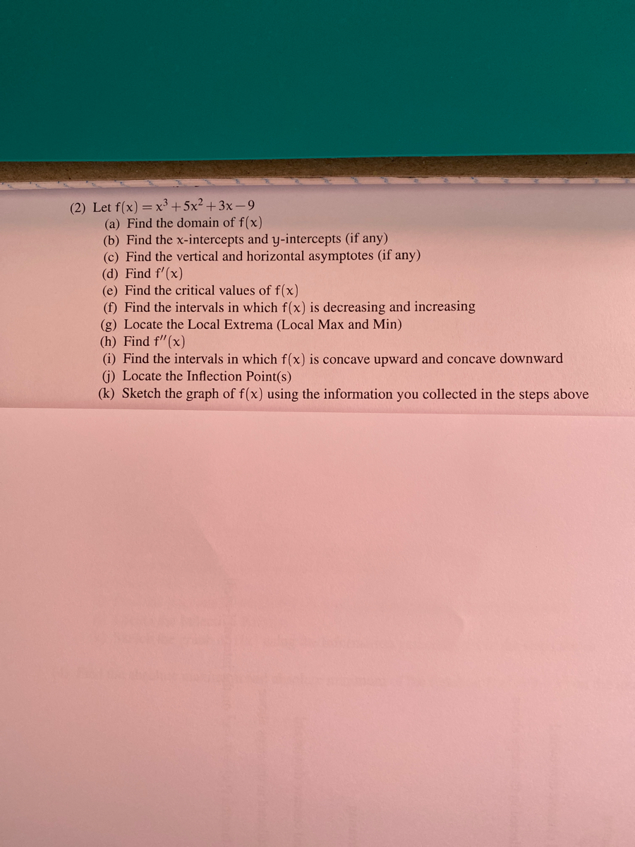 answered-2-let-f-x-x-5x2-3x-9-a-find-the-bartleby