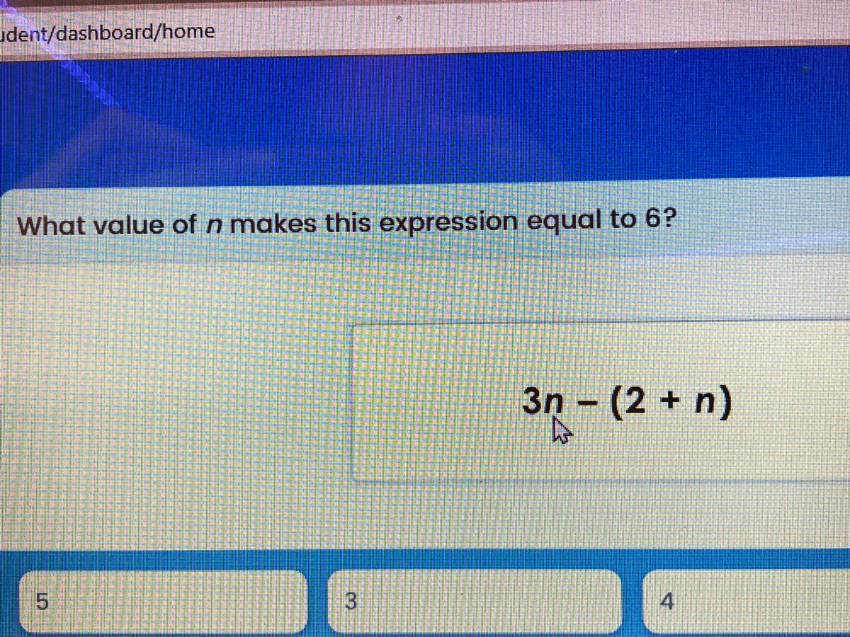 Answered What Value Of N Makes This Expression Bartleby