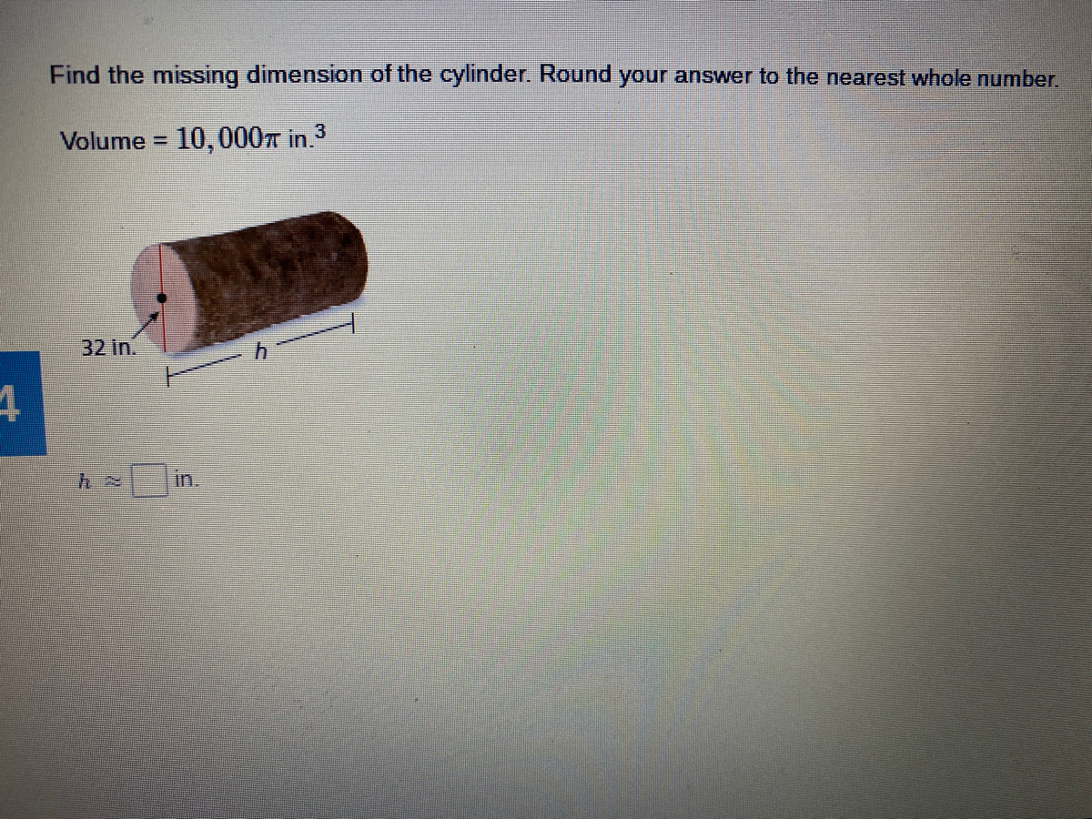 Find The Missing Dimension Of A Cylinder Worksheet