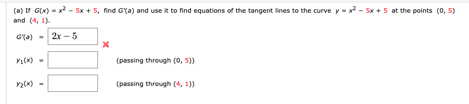 Answered A If G X X2 5x 5 Find G A Bartleby