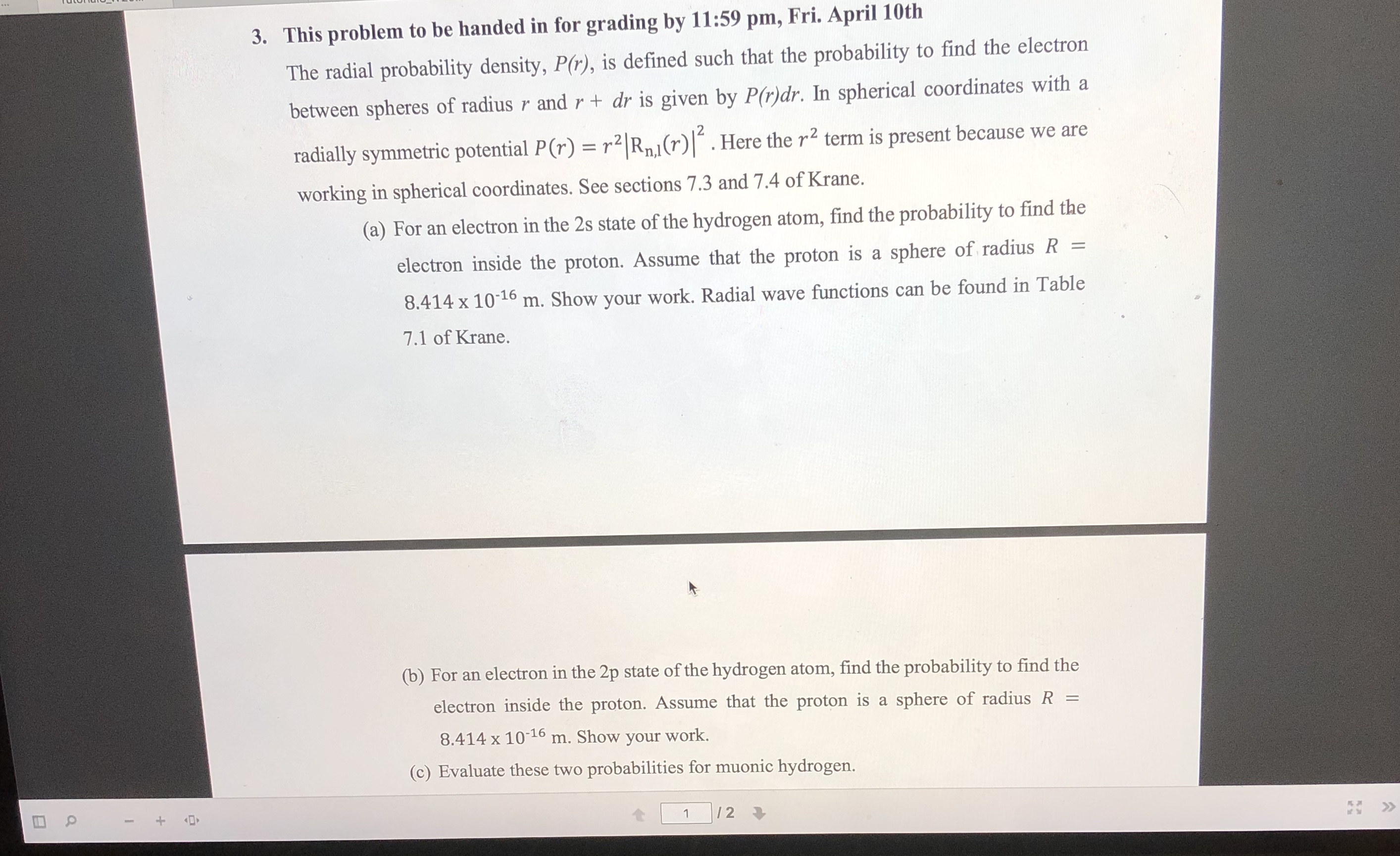 Answered 3 This Problem To Be Handed In For Bartleby