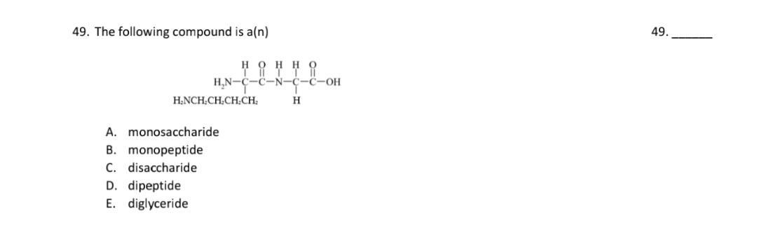 Answered 49 The Following Compound Is A N Bartleby