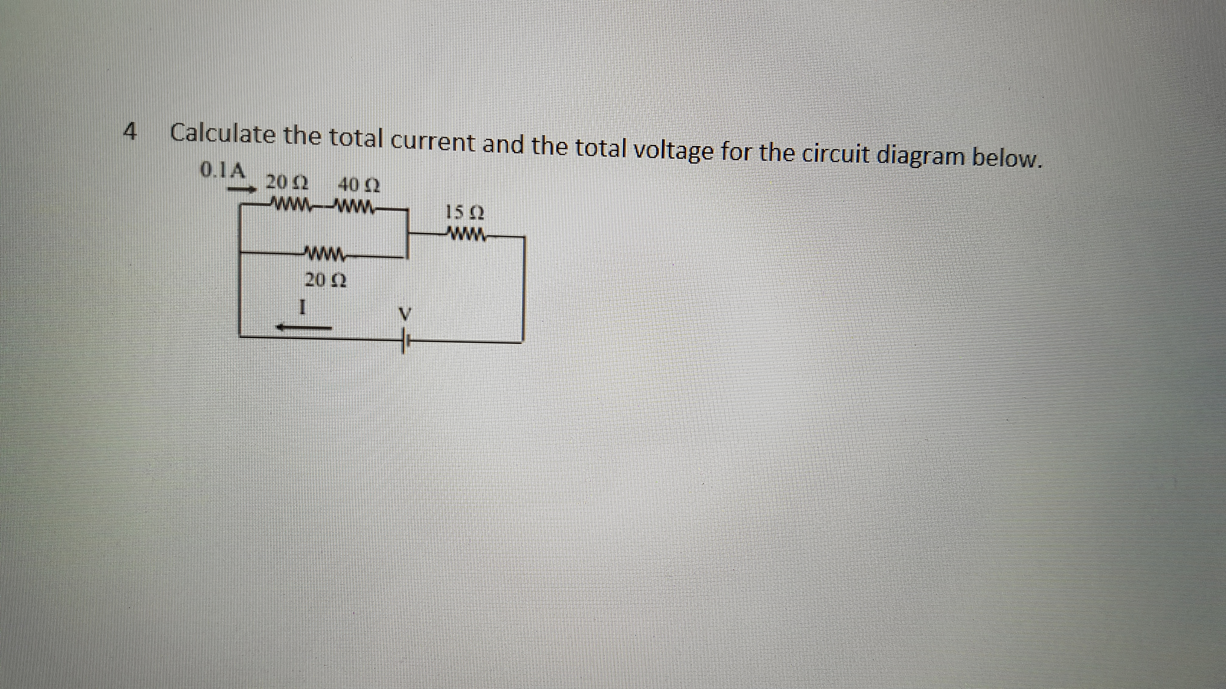 Answered: Calculate the total current and the… | bartleby