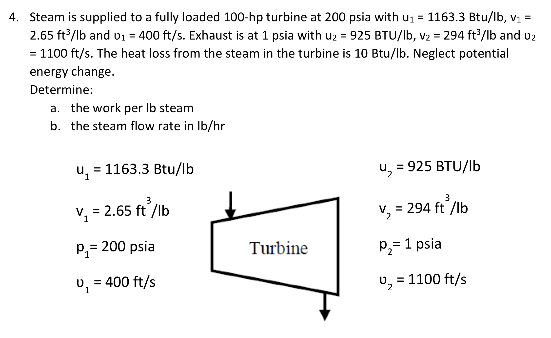 Answered Steam Is Supplied To A Fully Loaded Bartleby