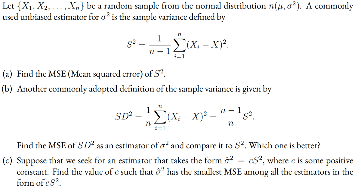 Answered Let {x1 X2 Xn} Be A Random… Bartleby