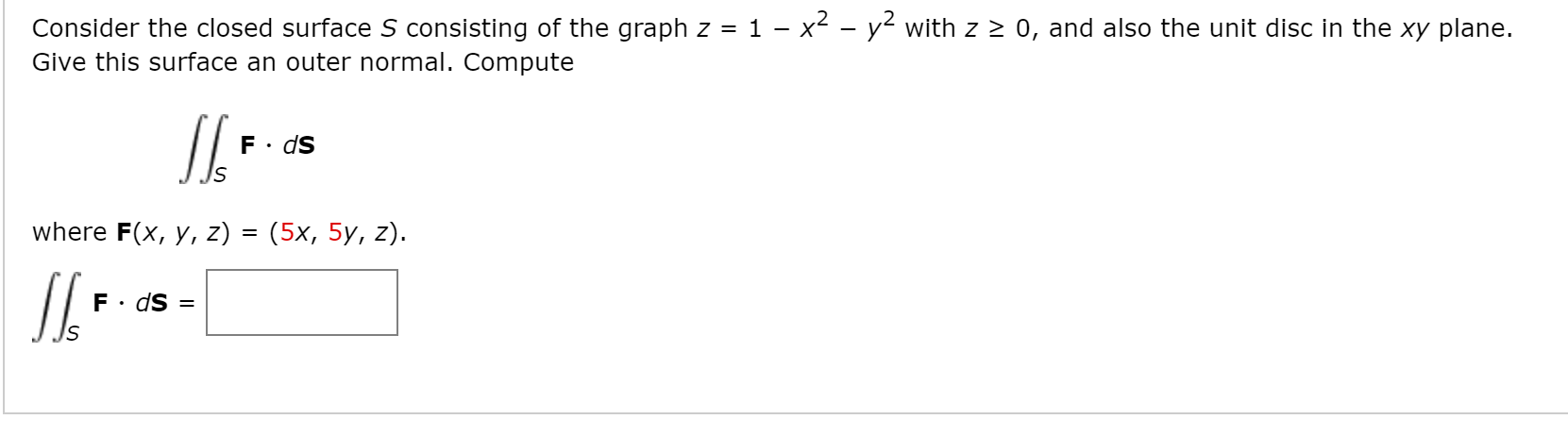 Answered Consider The Closed Surface S Bartleby