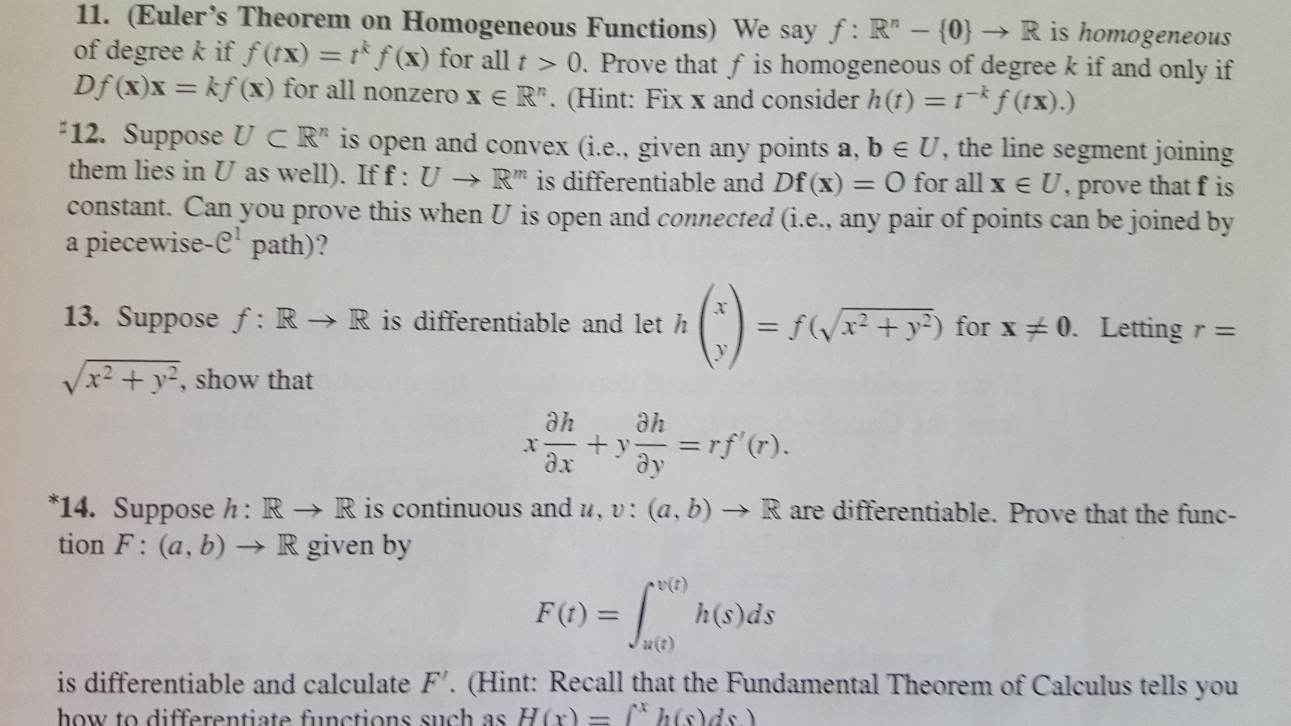 Answered 11 Euler S Theorem On Homogeneous Bartleby