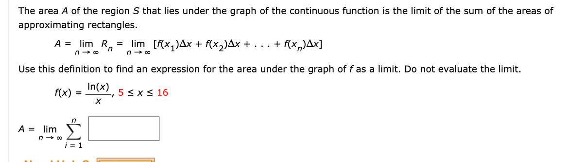 Answered In X 5 S X S 16 F X A Lim N O 2 I Bartleby