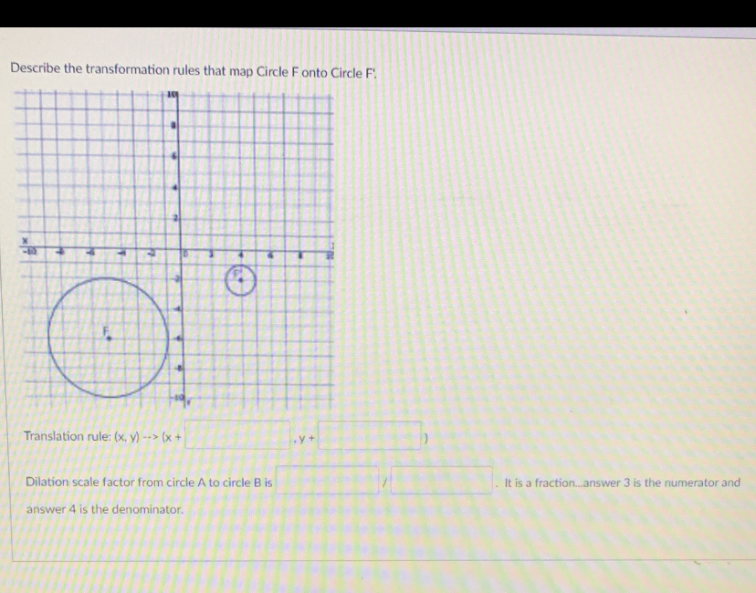 Answered: Translation rule: (x, y) --> (x +… | bartleby