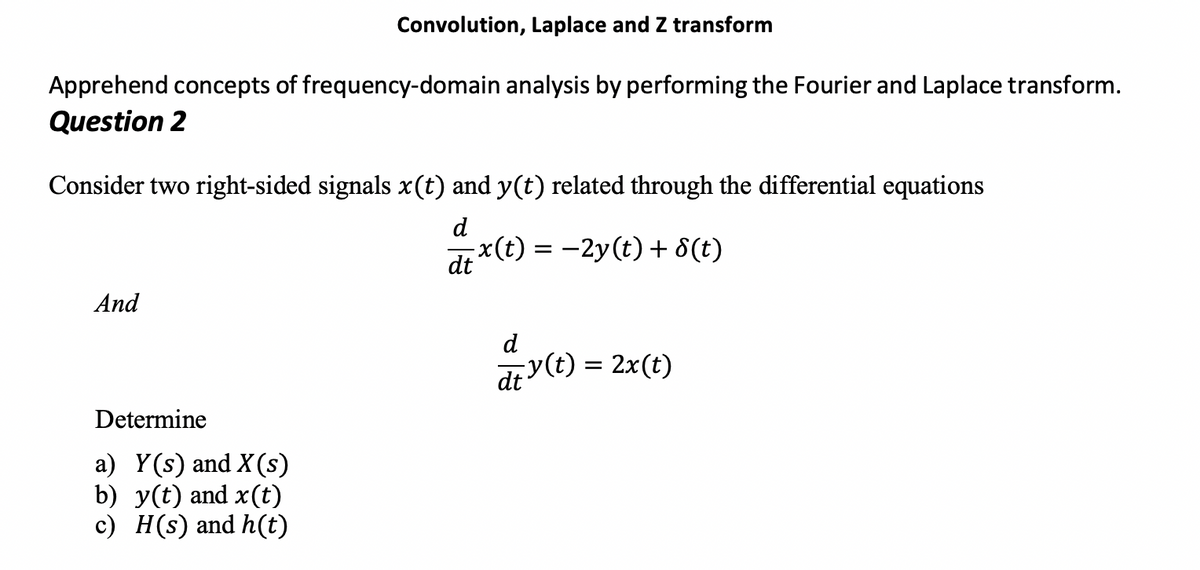 Answered Apprehend Concepts Of Frequency Domain Bartleby