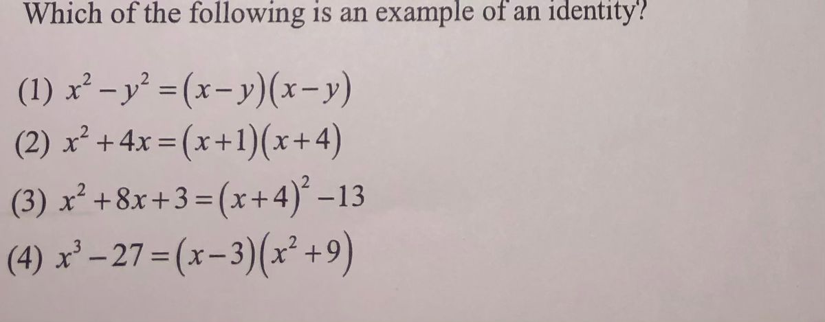 Answered Ich Of The Iollowing An Exampie 1 X Bartleby