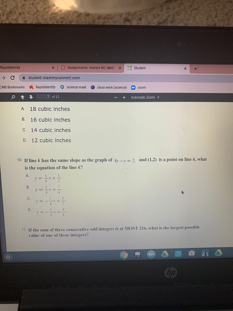 Answered If Line K Has The Same Slope As The Bartleby