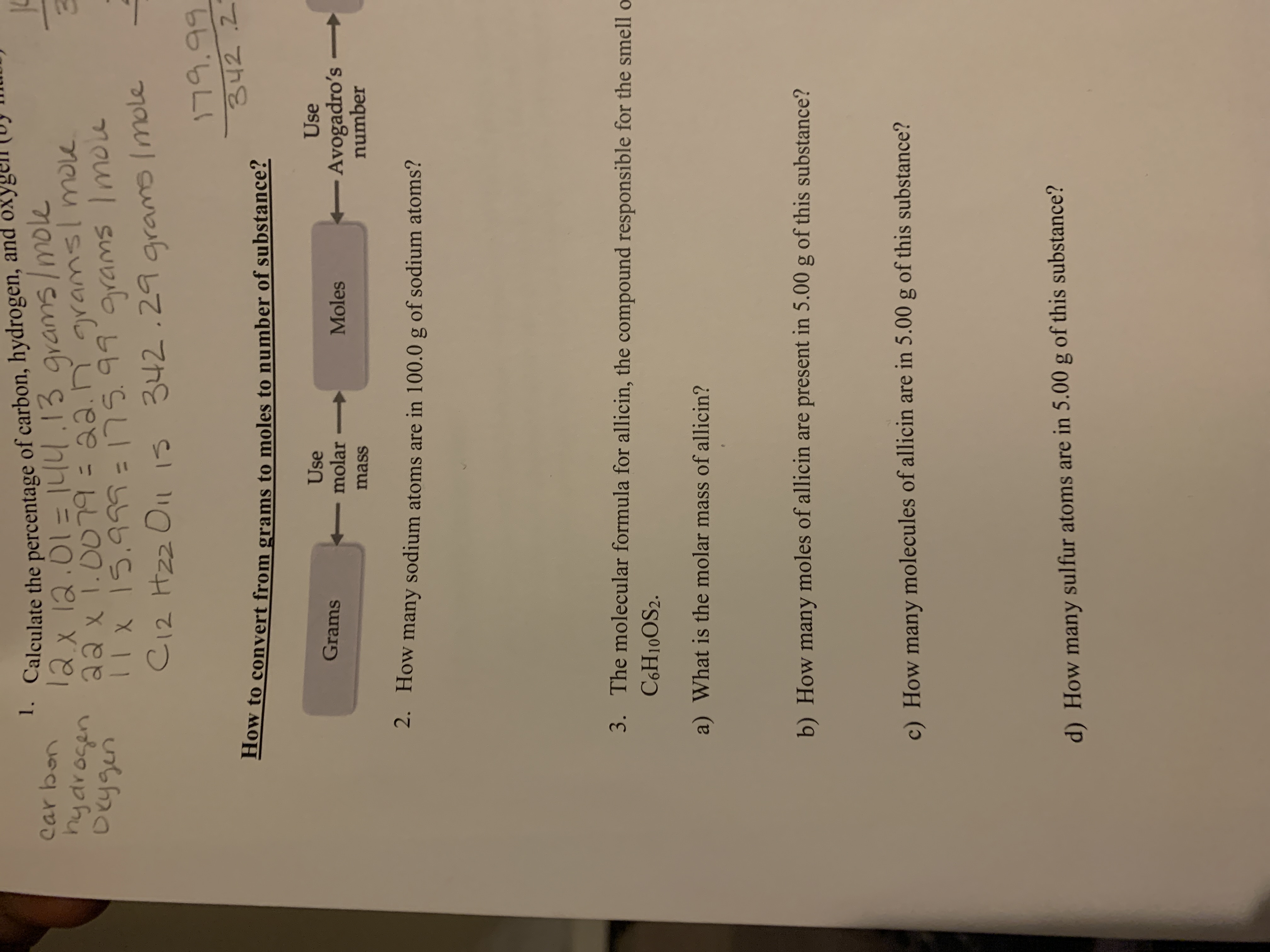 Answered 1 Calculate The Percentage Of Carbon Bartleby