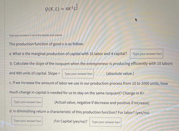 Answered Q K L 4k L2 Type Your Answers In Bartleby