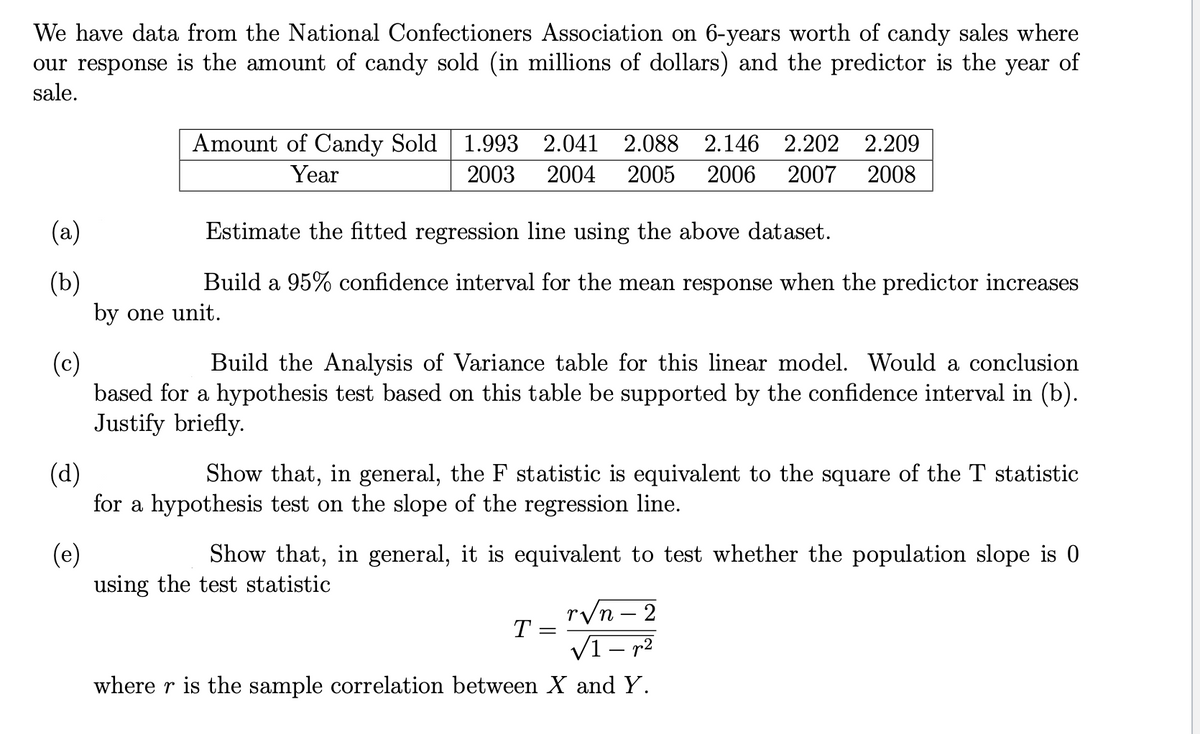 Answered E Using The Test Statistic Show That Bartleby