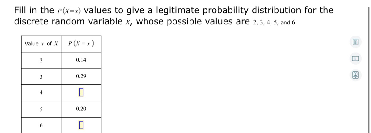 legitimate probability assignment