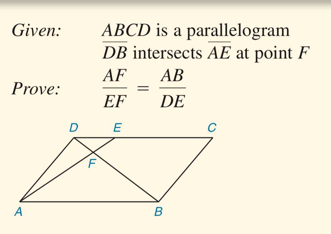 given abcd is a parallelogram