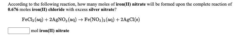 Answered: According To The Following Reaction,… 