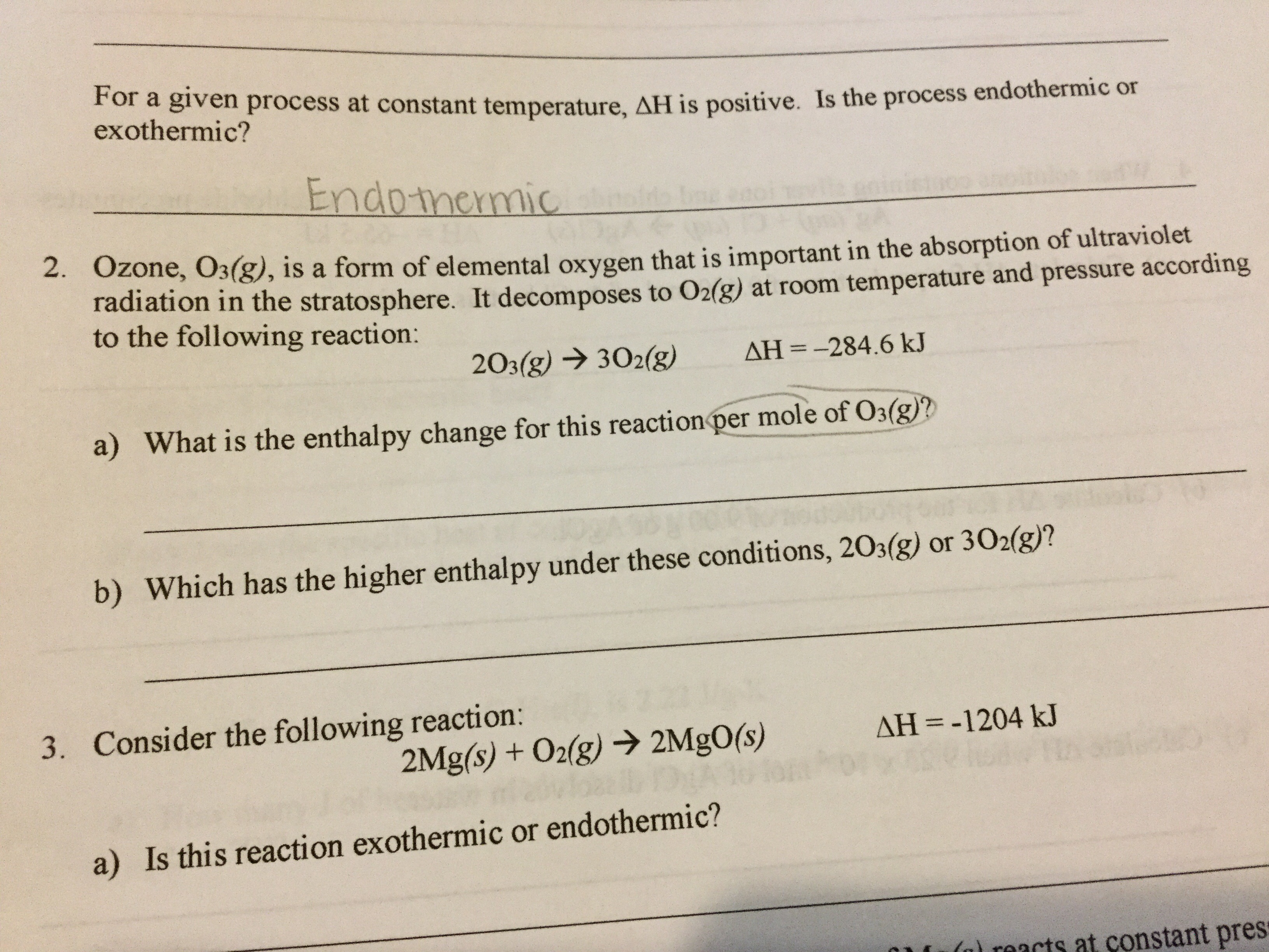 Answered For A Given Process At Constant Bartleby