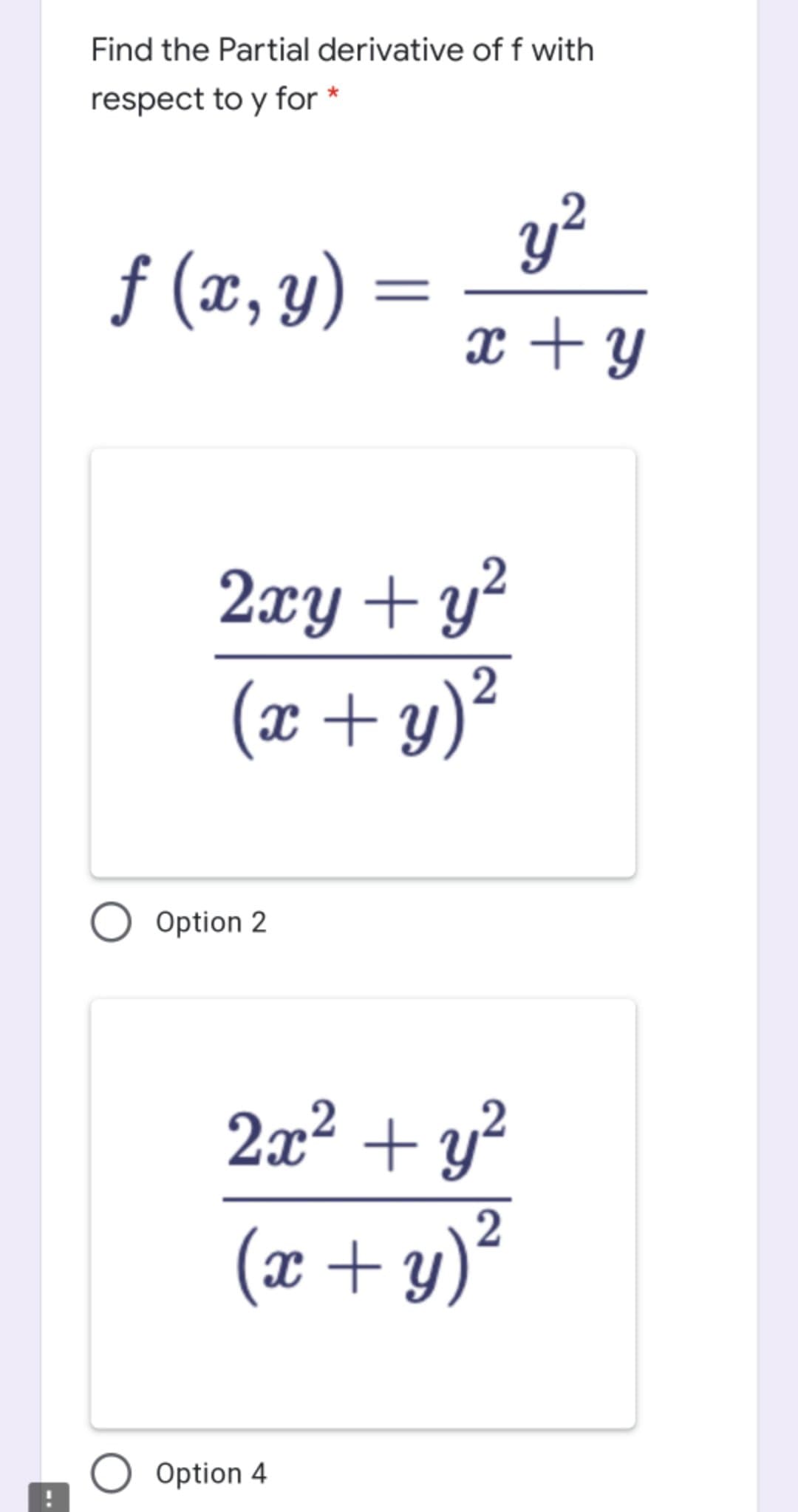 Answered Find The Partial Derivative Of F With Bartleby