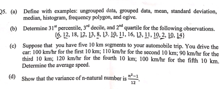 Quartile For Ungrouped Data Example And Solution