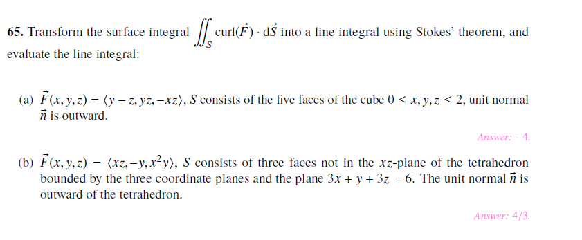 Answered 65 Transform The Surface Integral Bartleby