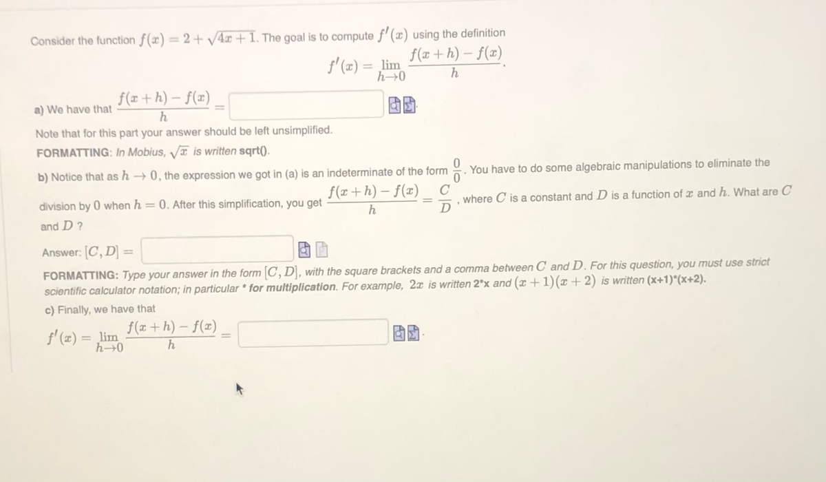 Answered Consider The Function F X 2 V4x 1 Bartleby