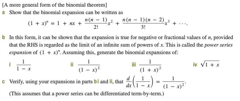 Answered A More General Form Of The Binomial Bartleby