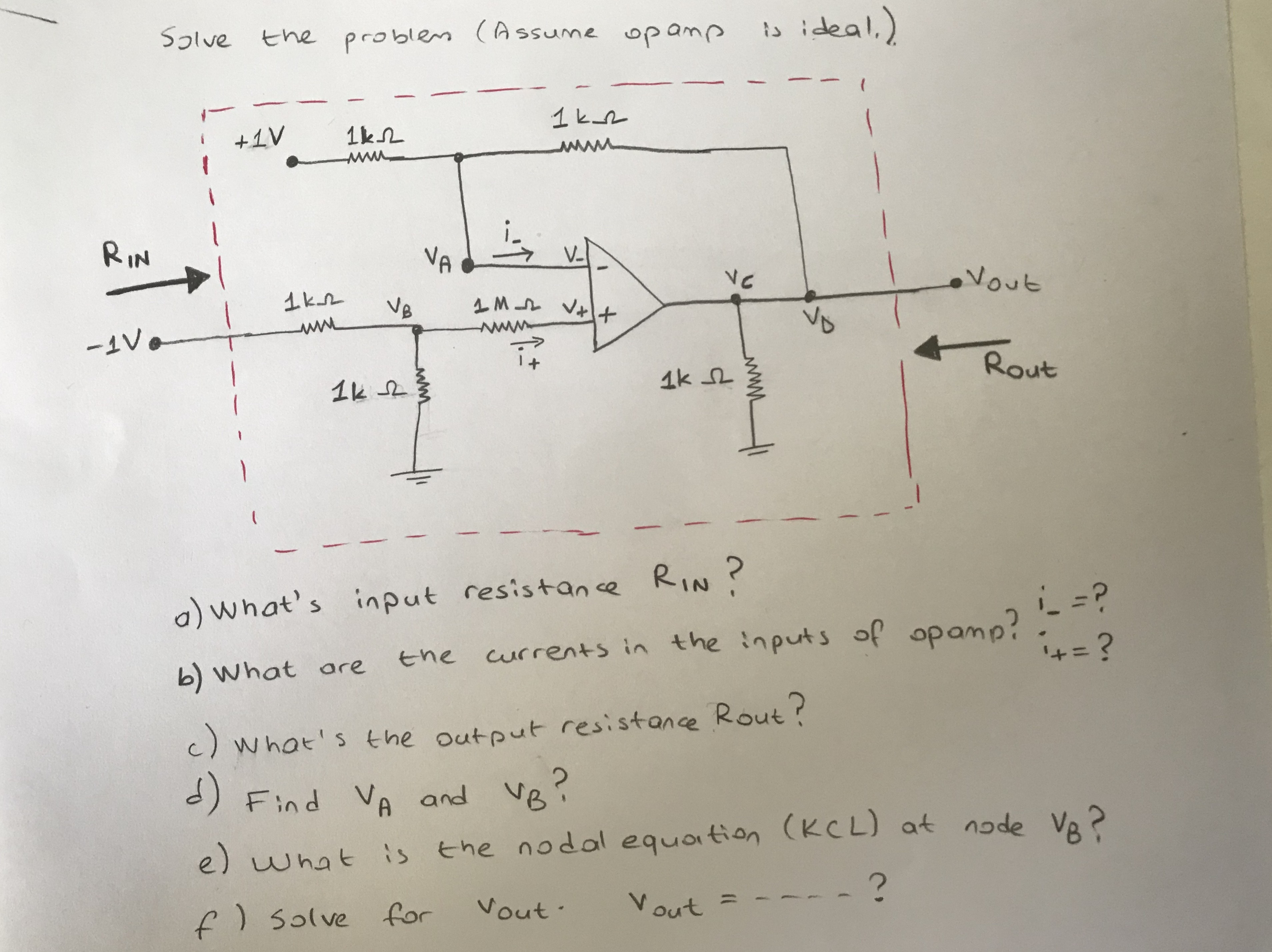 Answered: )what's input resistance RIN? ) what… | bartleby