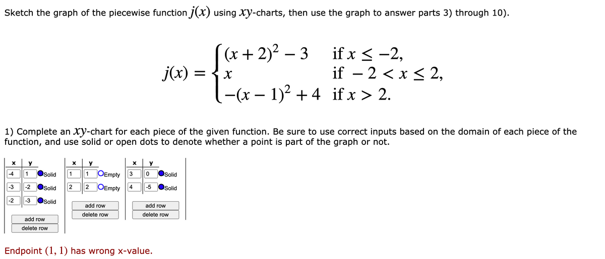 Answered Sketch The Graph Of The Piecewise Bartleby