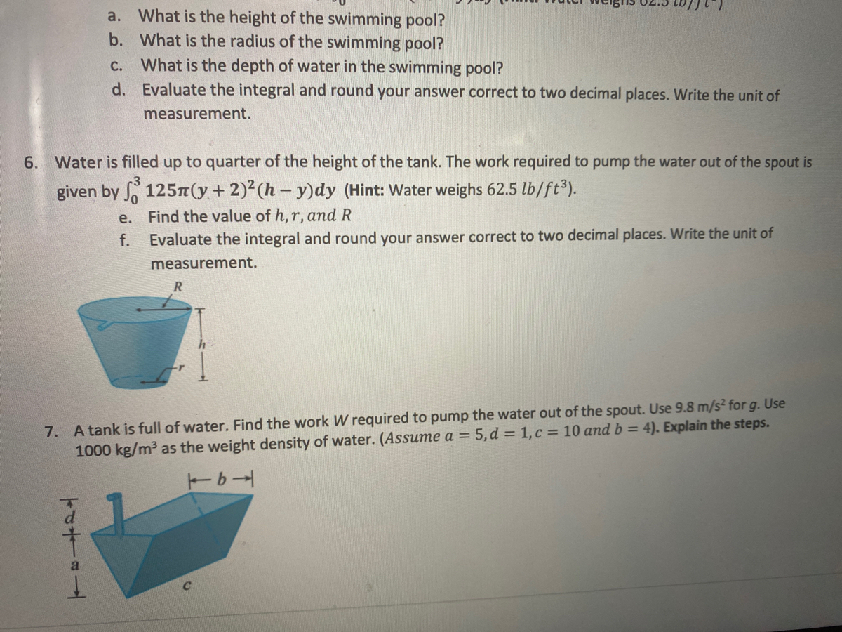 Answered 6 Water Is Filled Up To Quarter Of The Bartleby