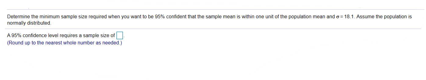 answered-determine-the-minimum-sample-size-bartleby