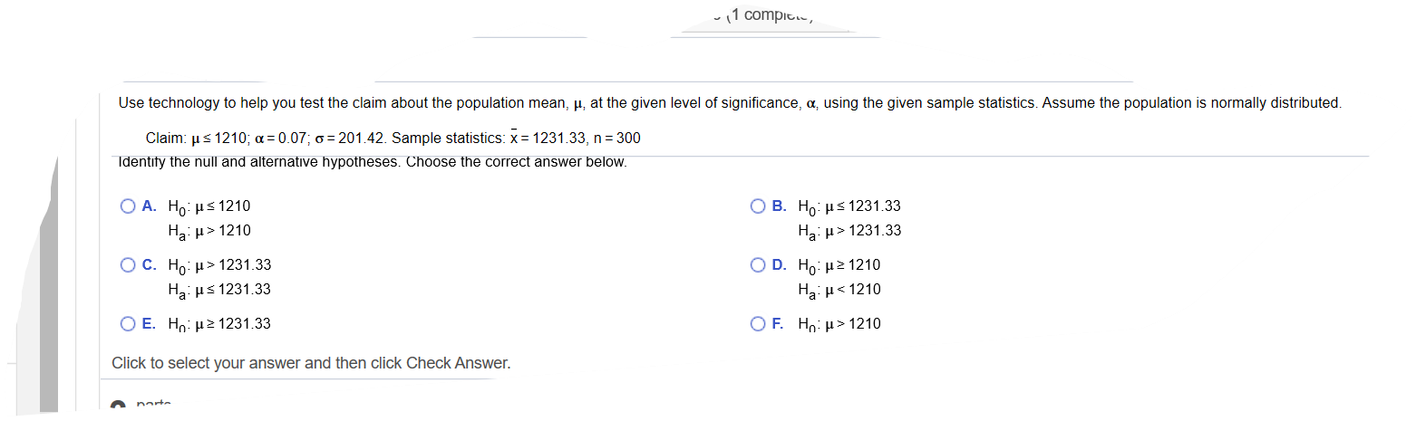 Answered Use Technology To Help You Test The Bartleby