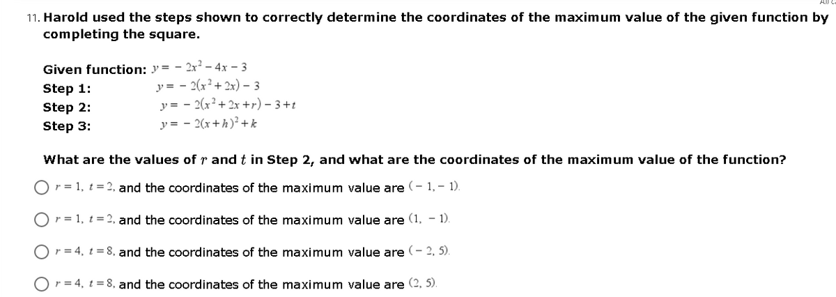 Answered 11 Harold Used The Steps Shown To Bartleby