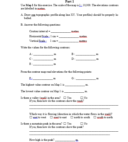 Answered: Use Map 1 for this exercise. The scale… | bartleby