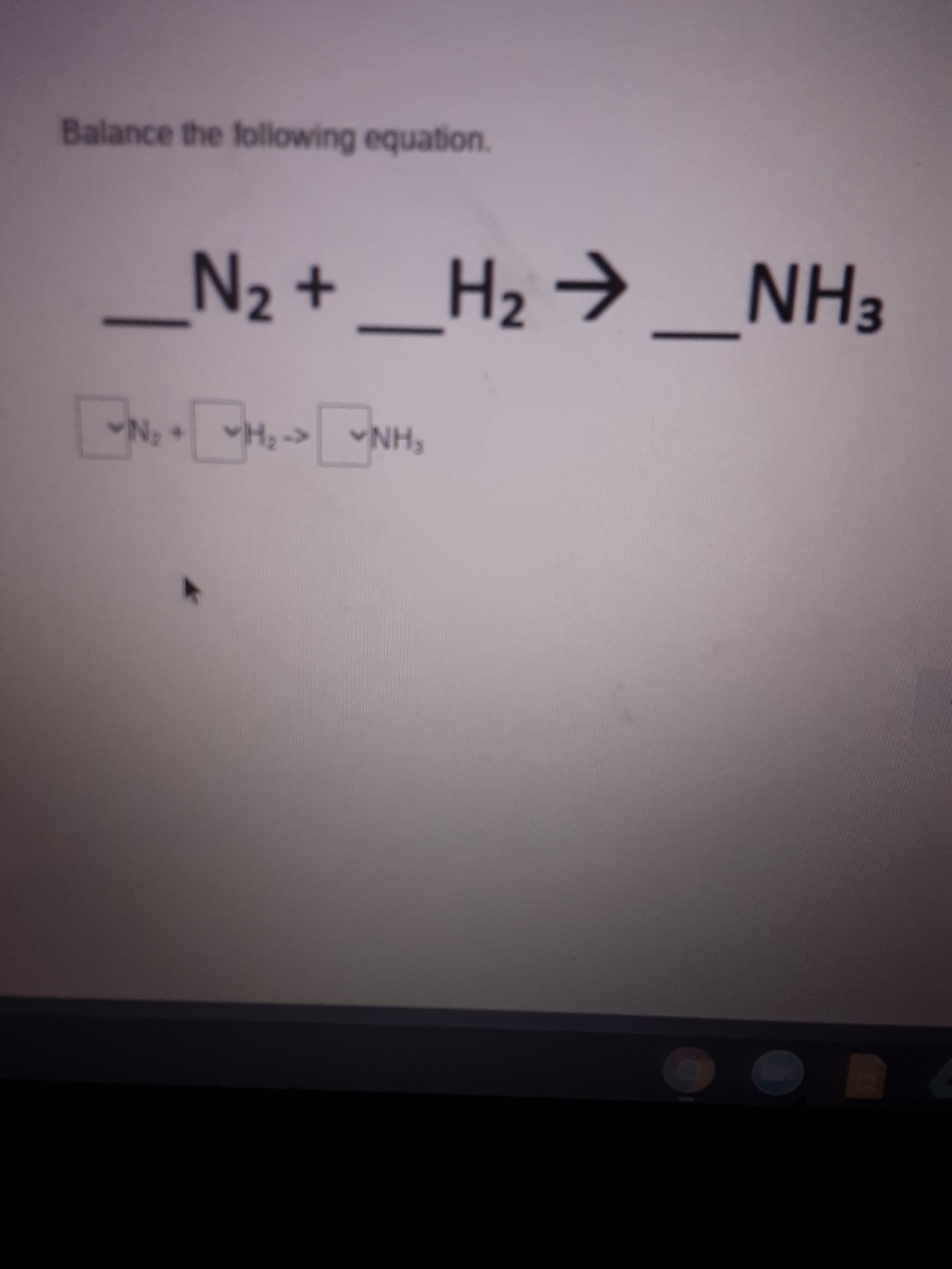 balance the following equation nh3 o2 n2 h2o