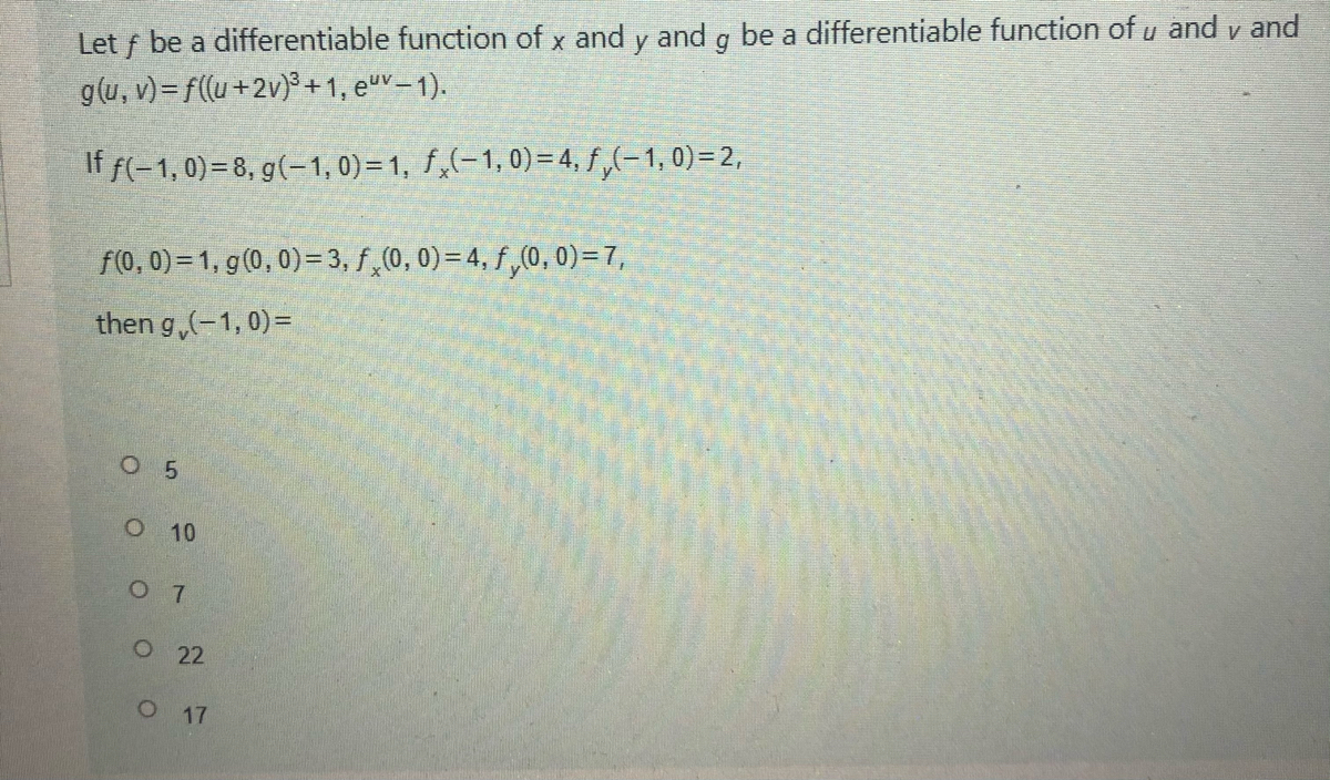 Answered Let F Be A Differentiable Function Of X Bartleby
